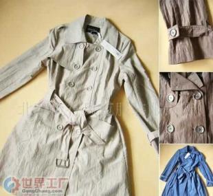 批發(fā)折扣女裝,風(fēng)衣,韓版女裝,白領(lǐng)時(shí)裝_服裝服飾_世界工廠網(wǎng)中國產(chǎn)品信息庫